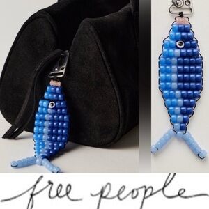Free People Beaded Fish Bag Charm❤️ NWOT